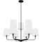 Quoizel Gallagher Chandelier 9 Lights Matte Black GGR5032MBK - alternate 3